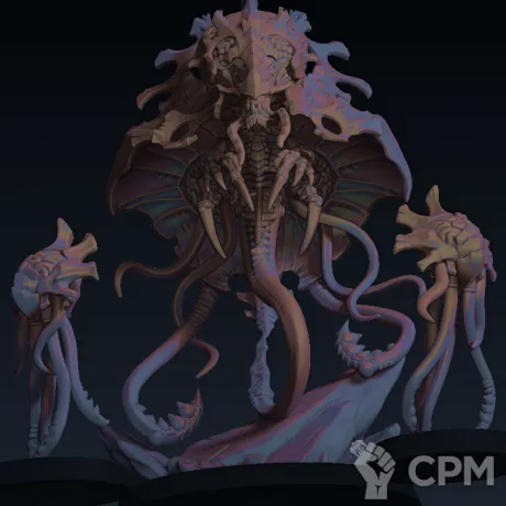 Описание картинки Neurotyrant от MrMetalHorror по цене 600руб | Свободный Рынок Миниатюр - СРМ