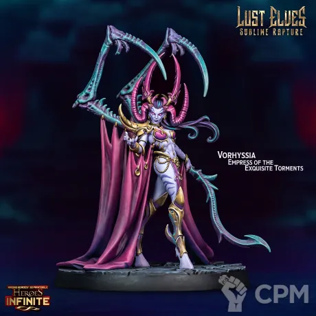 Описание картинки Empress of the Exquisite Torments от 3Д-Печка по цене 450руб | Свободный Рынок Миниатюр - СРМ