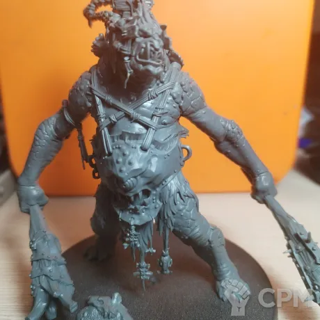 Описание картинки Breaka-boss on Mirebrute Troggoth от Harvest по цене 100руб | Свободный Рынок Миниатюр - СРМ