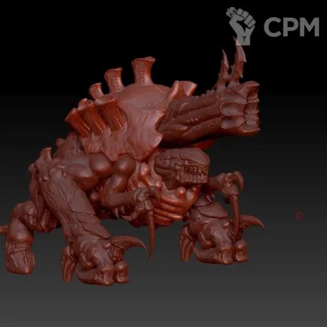 Описание картинки Exocrine от MrMetalHorror по цене 1 200руб | Свободный Рынок Миниатюр - СРМ