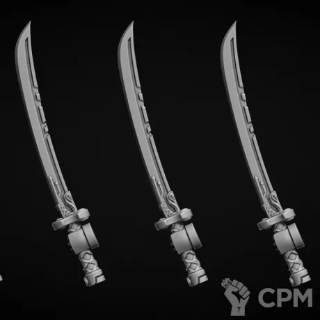 Описание картинки оружие тип Katana (левая рука) от LDBits по цене 569руб | Свободный Рынок Миниатюр - СРМ
