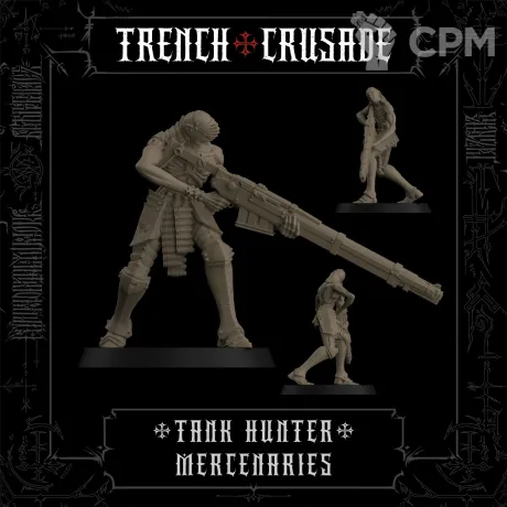 Описание картинки Communicant tank hunter (Crouching) от Age of Printmar по цене 99руб | Свободный Рынок Миниатюр - СРМ