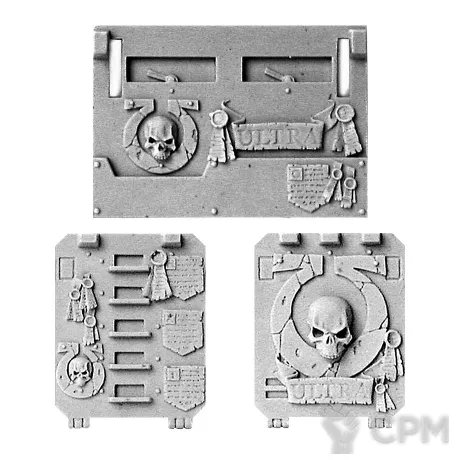 Описание картинки ULTRAMARINES RHINO DOORS AND FRONTPLATE от TPC по цене 370руб | Свободный Рынок Миниатюр - СРМ
