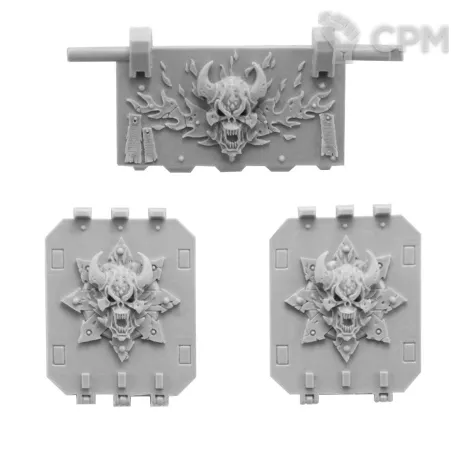 Описание картинки WORD BEARERS LAND RAIDER DOORS от TPC по цене 370руб | Свободный Рынок Миниатюр - СРМ