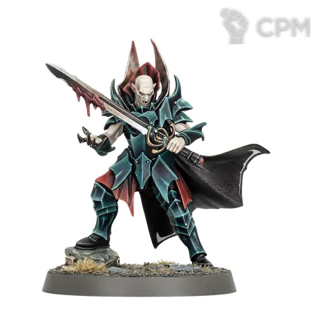 Описание картинки KORTHRAIN THE CRIMSON BLADE - VAMPIRE LORD от TPC по цене 950руб | Свободный Рынок Миниатюр - СРМ