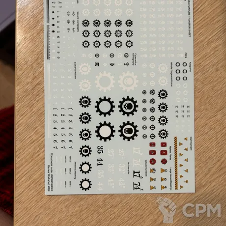 Описание картинки Adeptus Mechanicus transfer sheet от Nakatan по цене 500руб | Свободный Рынок Миниатюр - СРМ