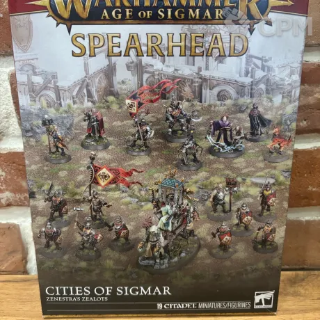 Описание картинки Spearhead Cities of Sigmar Zenestras Zealots от WarhammerBaby по цене 14 000руб | Свободный Рынок Миниатюр - СРМ