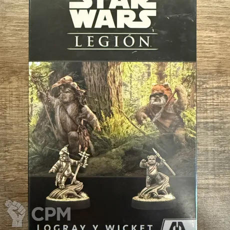 Описание картинки Star Wars Legion - Logray and Wicket (на испанском) от Mini Wargame по цене 2 947руб | Свободный Рынок Миниатюр - СРМ
