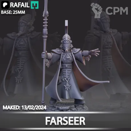 Описание картинки Farseer от Naggaroth Night по цене 500руб | Свободный Рынок Миниатюр - СРМ