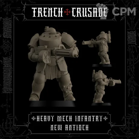 Описание картинки Heavy Mechanised Infantry (MG) от Age of Printmar по цене 216руб | Свободный Рынок Миниатюр - СРМ