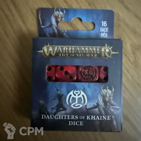 Описание картинки Daughters of Khaine Dice от zurdo по цене 3 300руб | Свободный Рынок Миниатюр - СРМ