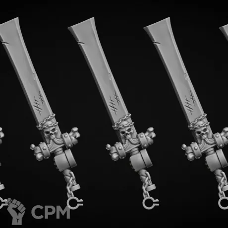 Описание картинки мечи тип Cleaver (левая рука) от LDBits по цене 547руб | Свободный Рынок Миниатюр - СРМ