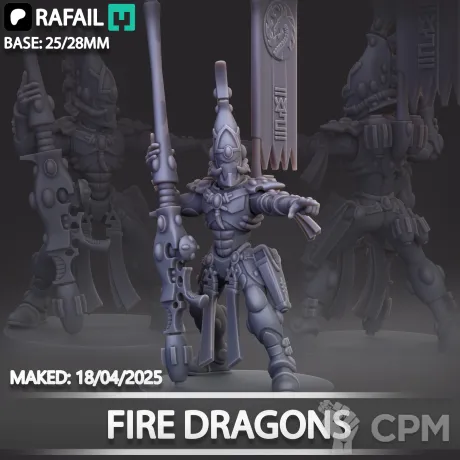 Описание картинки Fire Dragons от Naggaroth Night по цене 1 300руб | Свободный Рынок Миниатюр - СРМ
