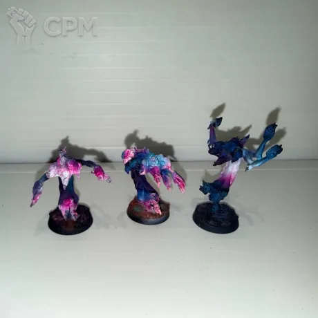 Описание картинки Flamers of Tzeentch x3 от fuseddisplay по цене 1 900руб | Свободный Рынок Миниатюр - СРМ