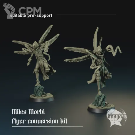 Описание картинки Miles Morbi - plague knight flyer от Manufactorum76 по цене 300руб | Свободный Рынок Миниатюр - СРМ