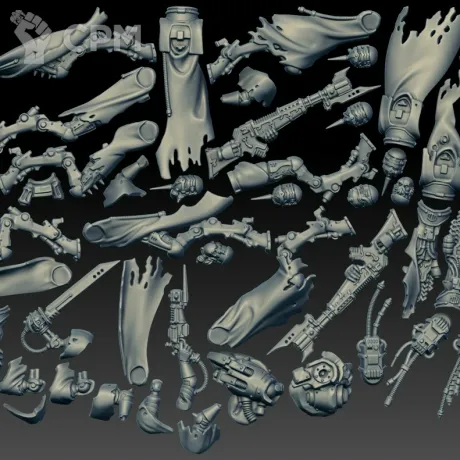 Описание картинки Skitarii Battle Pilgrym Corpus (Scan) от AxeL's Forge по цене 500руб | Свободный Рынок Миниатюр - СРМ