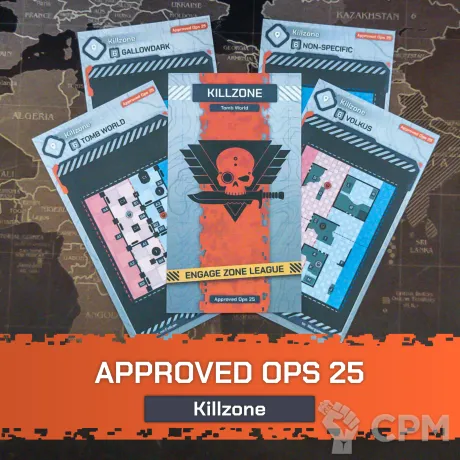 Описание картинки Approved Ops 2025: Killzone | Колода для Kill Team от mr.Felkan по цене 850руб | Свободный Рынок Миниатюр - СРМ