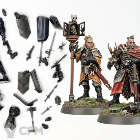Описание картинки FREEGUILD MARSHAL AND RELIC ENVOY от LooneShroomFoundry по цене 100руб | Свободный Рынок Миниатюр - СРМ