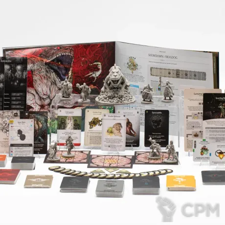 Описание картинки Kingdom Death Monster Frogdog expansion от Miniature Wargames по цене 17 955руб | Свободный Рынок Миниатюр - СРМ
