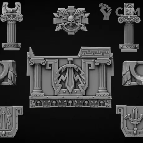 Описание картинки броня Reptek тип Romanus от Bazilevs по цене 845руб | Свободный Рынок Миниатюр - СРМ