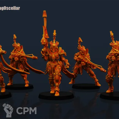 Описание картинки BoneDragons (Fire dragons) от DrunkMag0sFactorum по цене 1 500руб | Свободный Рынок Миниатюр - СРМ