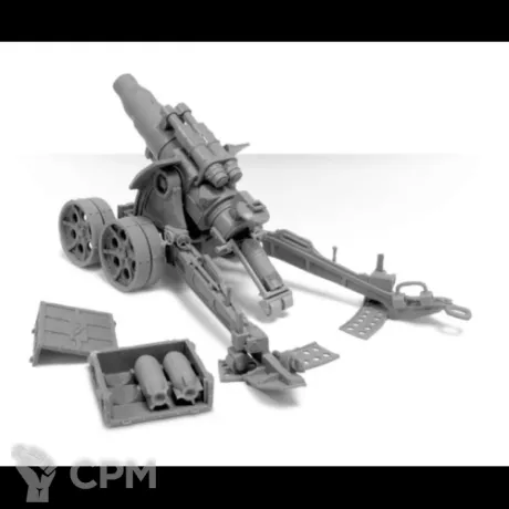 Описание картинки Heavy Artillery Carriage with Medusa Siege Gun от NEW-MINIATURES по цене 2 926руб | Свободный Рынок Миниатюр - СРМ