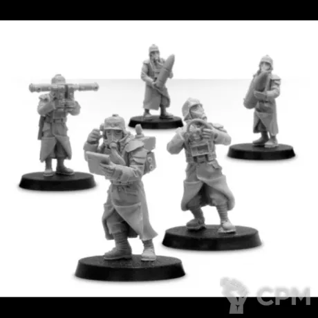 Описание картинки Death Korps of Krieg Heavy Artillery Crew от NEW-MINIATURES по цене 836руб | Свободный Рынок Миниатюр - СРМ