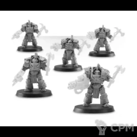 Описание картинки Sons of Horus Justaerin Terminators от Darkminiatures по цене 1 776руб | Свободный Рынок Миниатюр - СРМ