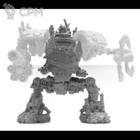 Описание картинки Ork Mega Dread от NEW-MINIATURES по цене 2 612руб | Свободный Рынок Миниатюр - СРМ