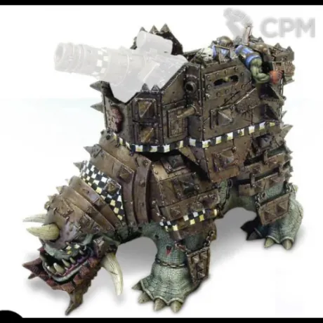 Описание картинки Ork Squiggoth (Without crew) от NEW-MINIATURES по цене 3 657руб | Свободный Рынок Миниатюр - СРМ