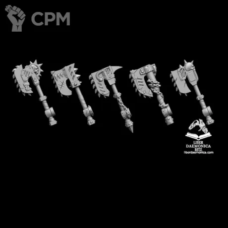 Описание картинки Axe set Husher (LEFT HANDS) от Bazilevs по цене 497руб | Свободный Рынок Миниатюр - СРМ