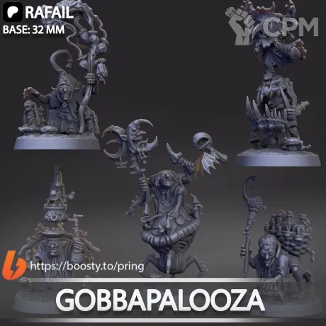 Описание картинки Gobbapalooza от Naggaroth Night по цене 1 700руб | Свободный Рынок Миниатюр - СРМ