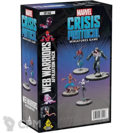 Описание картинки Marvel: Crisis Protocol - Web Warriors Affiliation Pack от StarkLogistics по цене 6 195руб | Свободный Рынок Миниатюр - СРМ