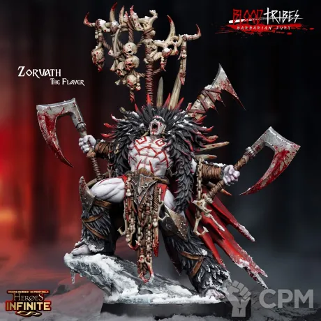 Описание картинки Chaos Barbarians/Zorvath от Barduck Miniatures по цене 389руб | Свободный Рынок Миниатюр - СРМ