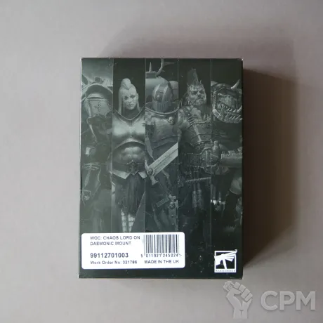 Описание картинки Chaos Lord on Daemonic Mount от Rusty Bolter по цене 4 500руб | Свободный Рынок Миниатюр - СРМ