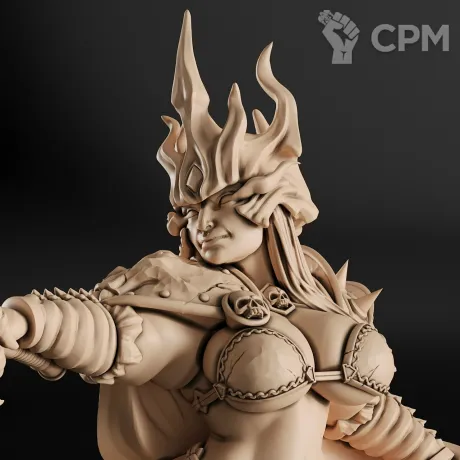 Описание картинки Lich Queen Girl Фигурка (World of Warcraft) от GAS3TXD  по цене 4 000руб | Свободный Рынок Миниатюр - СРМ