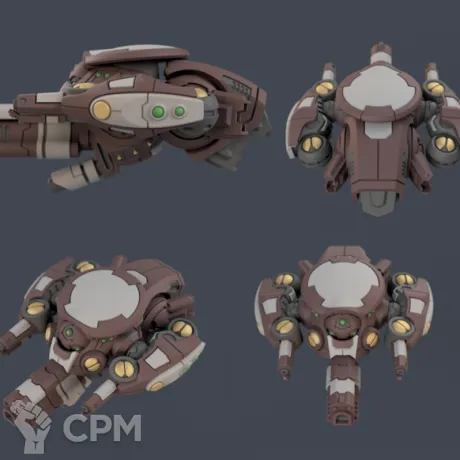 Описание картинки Ghostkeel от Tridax Forge по цене 400руб | Свободный Рынок Миниатюр - СРМ