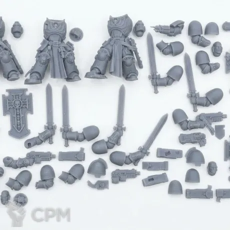 Описание картинки Bladeguard Veterans от WastelandMiniatures по цене 550руб | Свободный Рынок Миниатюр - СРМ