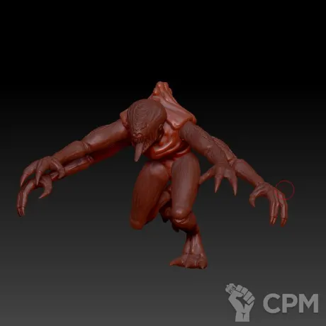 Описание картинки Genestealer - 1 Штука от MrMetalHorror по цене 100руб | Свободный Рынок Миниатюр - СРМ
