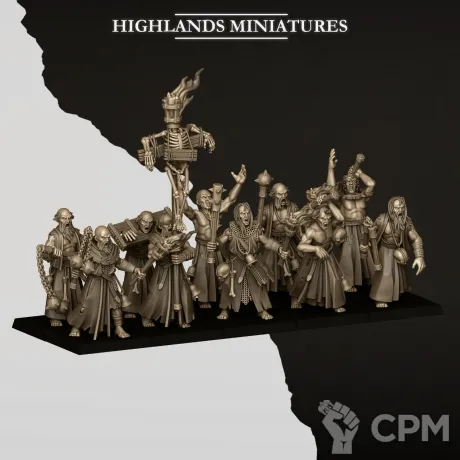 Описание картинки Sunland Fanatical Zealots от 3DPrintClub по цене 75руб | Свободный Рынок Миниатюр - СРМ