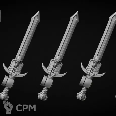 Описание картинки мечи тип Torkvemada (правая рука) от Bazilevs по цене 497руб | Свободный Рынок Миниатюр - СРМ