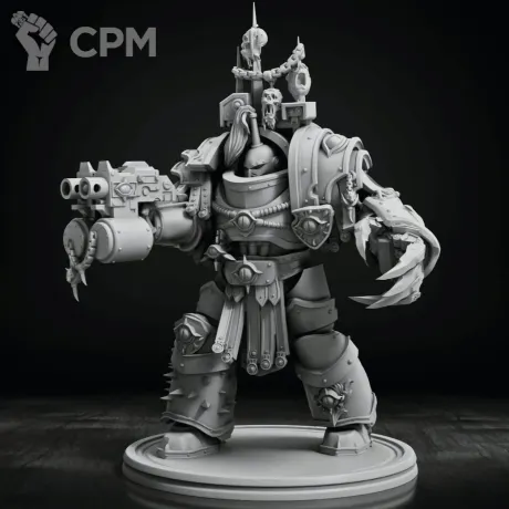 Описание картинки Abaddon 30K от 3D Print Workshop по цене 663руб | Свободный Рынок Миниатюр - СРМ