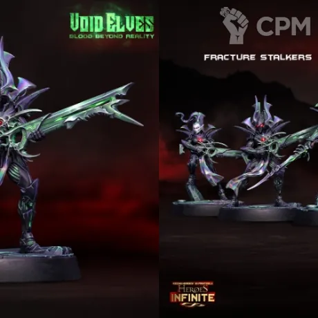 Описание картинки Dark Elves/Fracture Stalker от Barduck Miniatures по цене 989руб | Свободный Рынок Миниатюр - СРМ