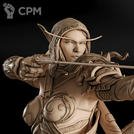Описание картинки Sylvanas Windrunner Фигурка (World of Warcraft) от GAS3TXD  по цене 4 200руб | Свободный Рынок Миниатюр - СРМ