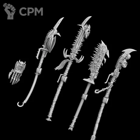 Описание картинки глефа тип Skin (левая рука) от Bazilevs по цене 497руб | Свободный Рынок Миниатюр - СРМ