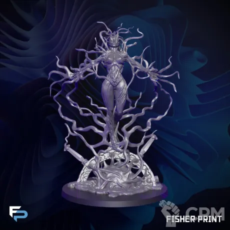 Описание картинки Transcendent female C&#039;tan от Fisher print по цене 850руб | Свободный Рынок Миниатюр - СРМ