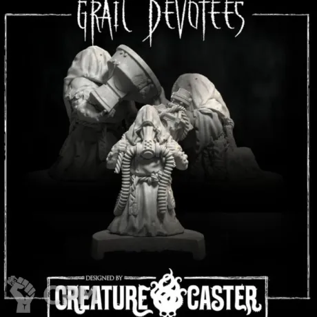 Описание картинки Grail Devotees of the Great Hunger от Recruiter по цене 450руб | Свободный Рынок Миниатюр - СРМ