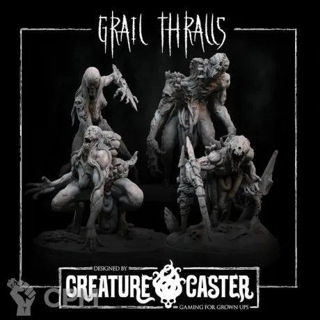 Описание картинки Great Hunger Grail Thralls Set 1 от Recruiter по цене 800руб | Свободный Рынок Миниатюр - СРМ
