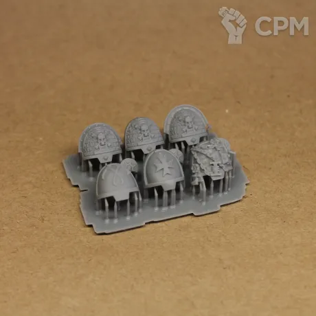 Описание картинки Набор наплечников для дэзвотч грависов 1 (deathwatch gravis shoulders pads 1) от мезеров александр по цене 250руб | Свободный Рынок Миниатюр - СРМ