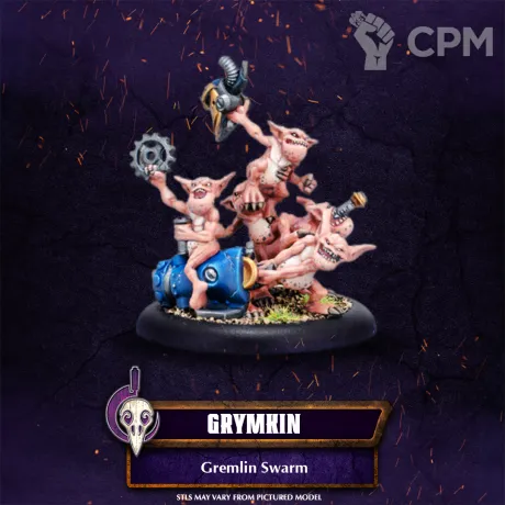Описание картинки Gremlin Swarm от Manufactorum76 по цене 250руб | Свободный Рынок Миниатюр - СРМ